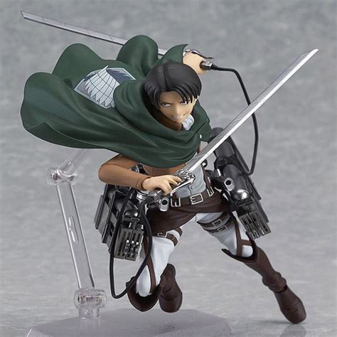 Figura de acción Figma Attack on Titan Levi nueva